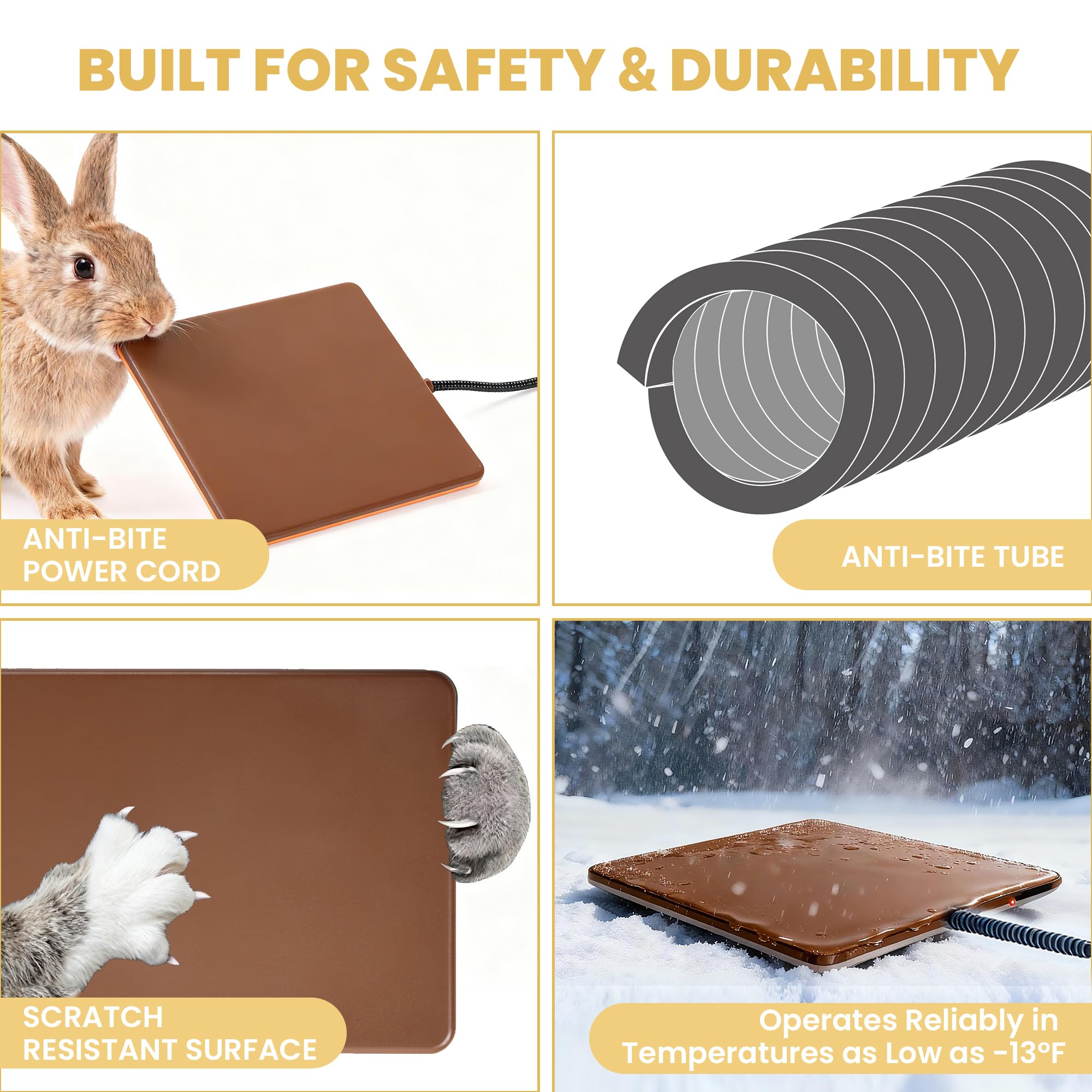PetTemp dimensions 11.8 by 8.2 inches fit nest corners