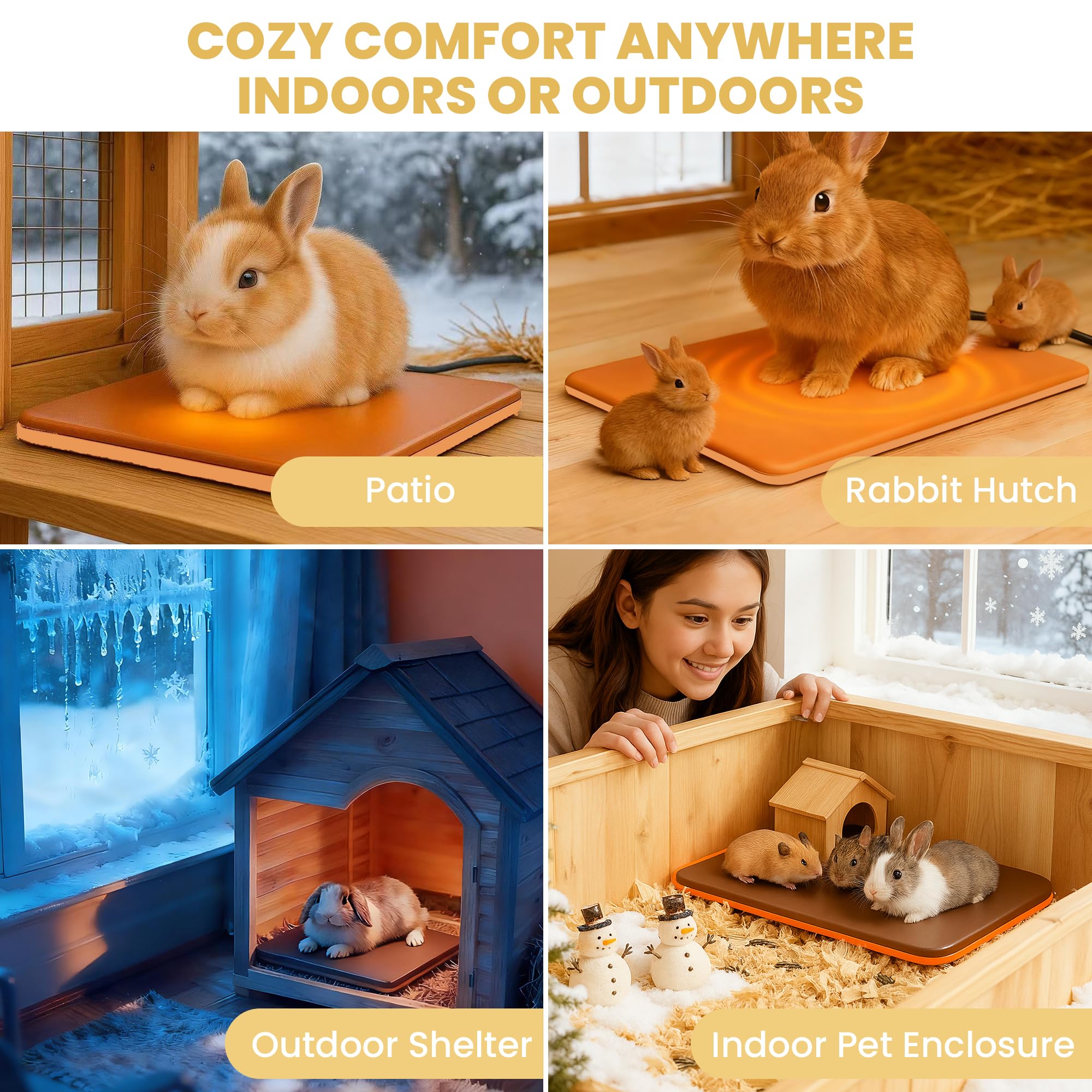 PetTemp in-use image demonstrates indoor outdoor versatility for pets