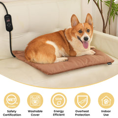 PetTemp washable cover with removable design for easy cleaning.