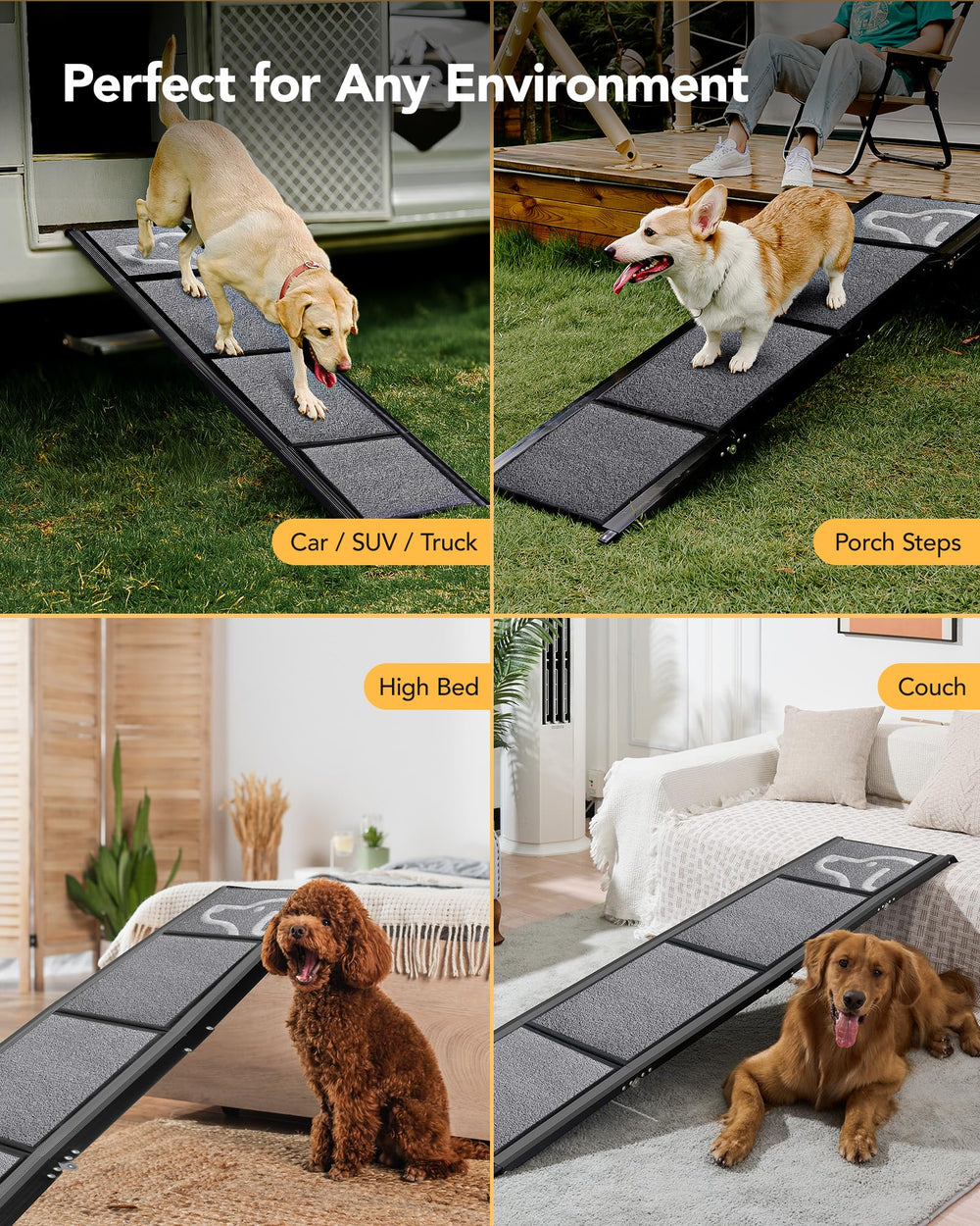 PetThem dog ramp ideal for large dogs' entry and exit