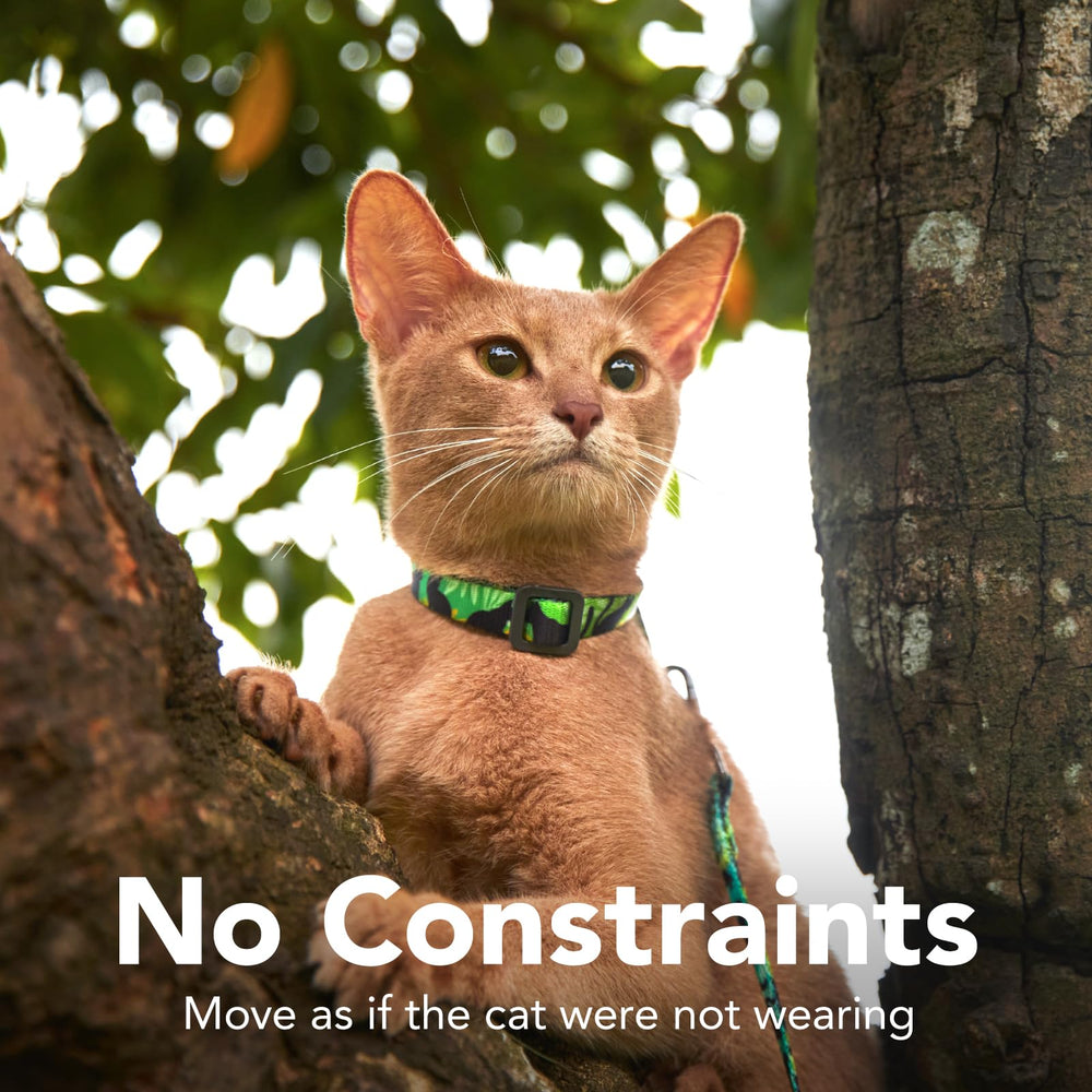 PetThem soft breathable material keeps cats comfortable during longer wears.