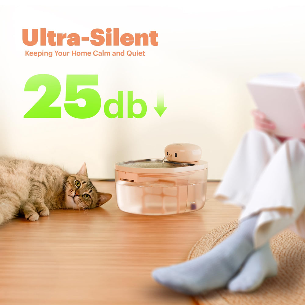 PetTop Pumpless Cat Water Fountain timer mode offers regular water flow for routines