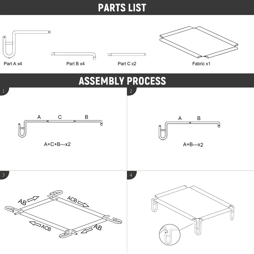 Pettycare assembly image demonstrates quick, screw-free setup