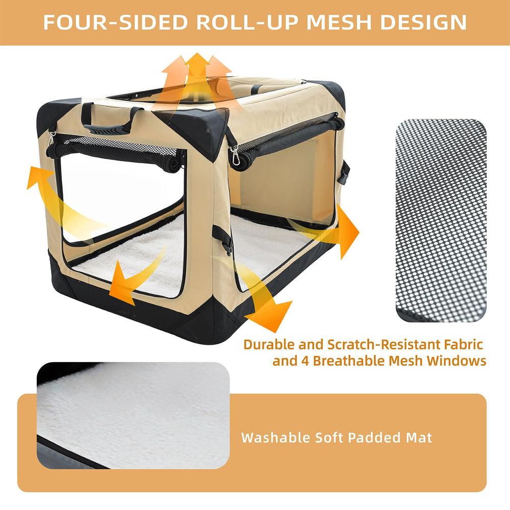 Pettycare chew-proof mesh windows provide ventilation for comfort indoors.