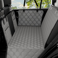 pettycare dog back seat cover hard bottom front view protects car interior during travel