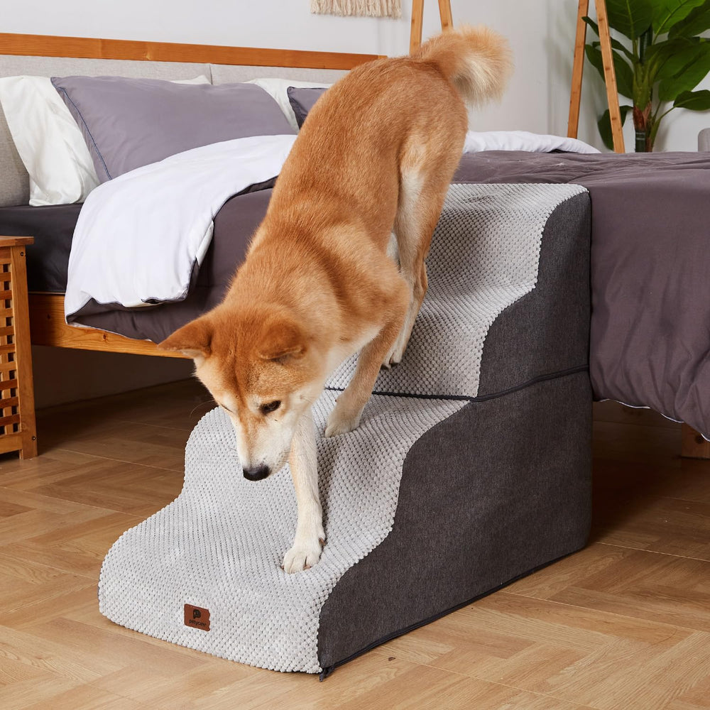 Pettycare dog stairs washable cover simplifies cleanup after adventures