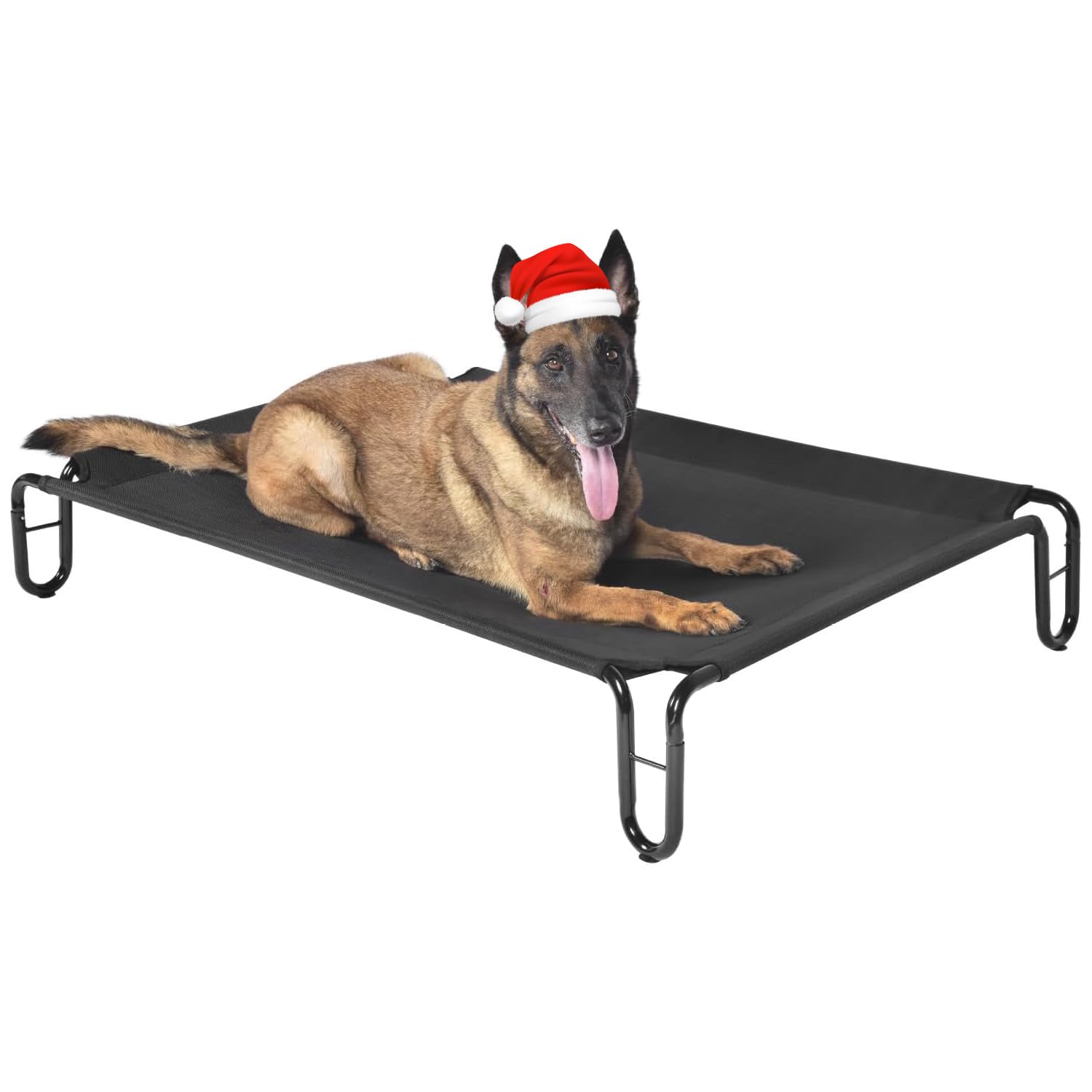 Pettycare elevated dog bed assembly video demonstrates quick setup and sturdy support.