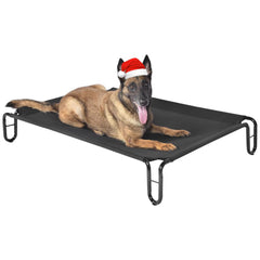 Pettycare elevated dog bed assembly video demonstrates quick setup and sturdy support.