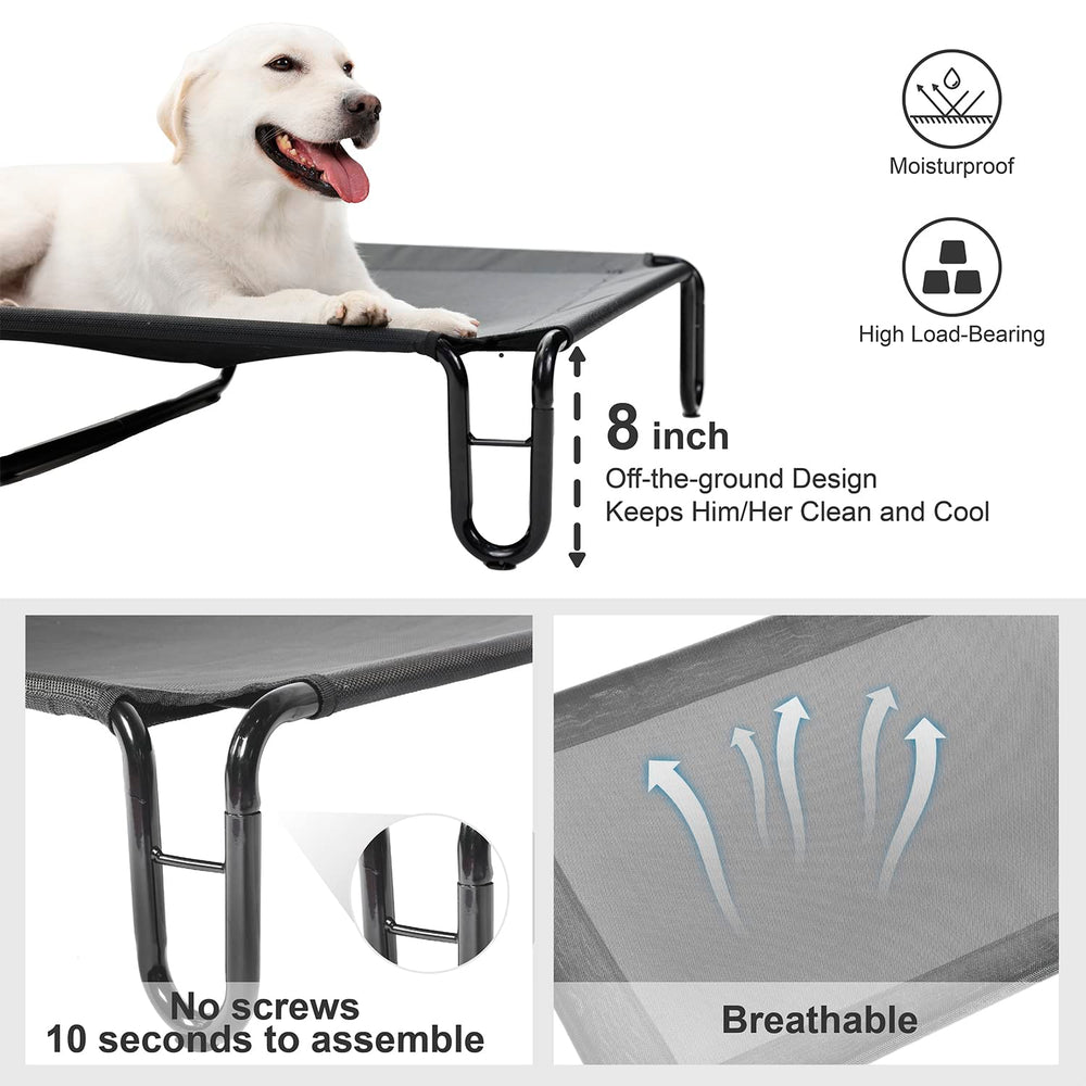 Pettycare bed assembly demonstrates screw-free quick setup.