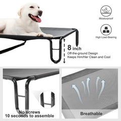 Pettycare bed assembly demonstrates screw-free quick setup.