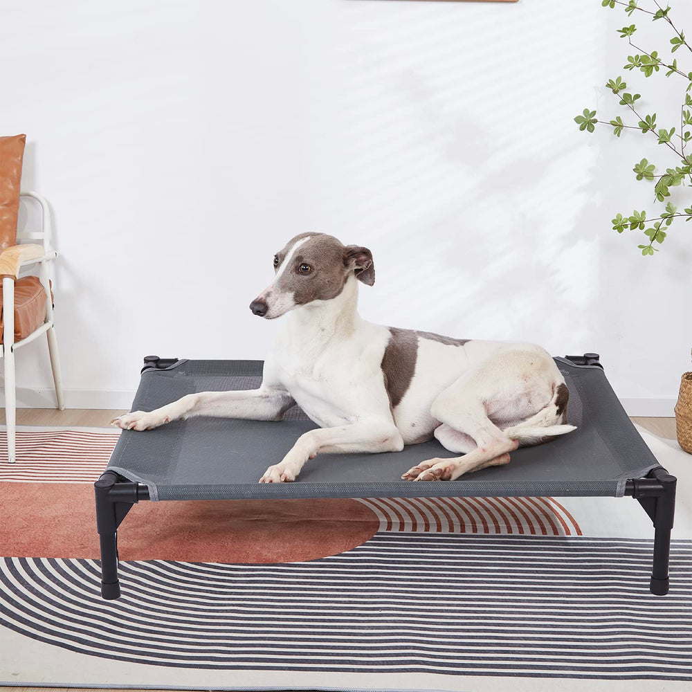 Pettycare elevated outdoor dog bed use indoors or outdoors during camping trips