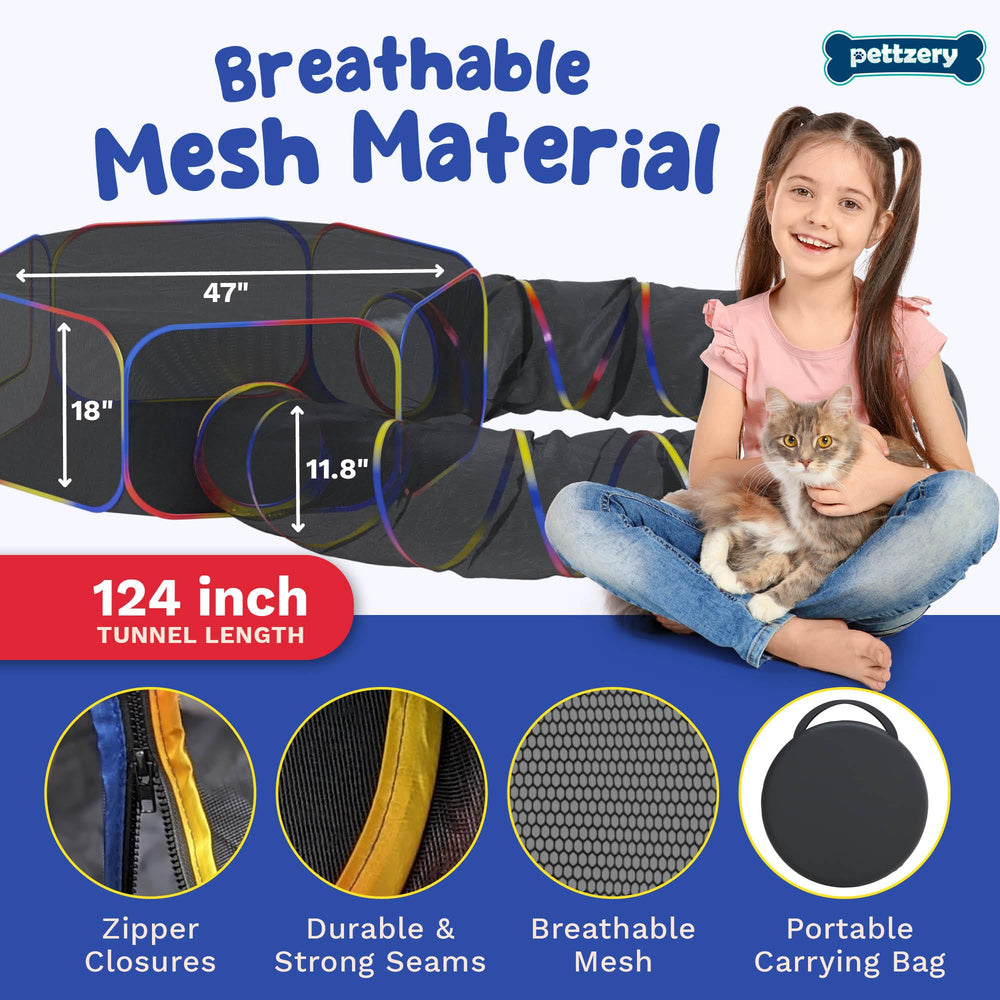 Pettzery breathable mesh and Oxford fabric close-up emphasizes durability and visibility.