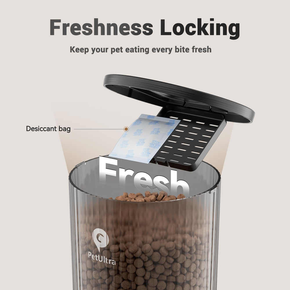 PETULTRA automatic cat feeder anti-clogging mechanism reduces jams