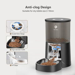 PETULTRA Automatic Cat Feeder desiccant bag keeps kibble dry and fresh.