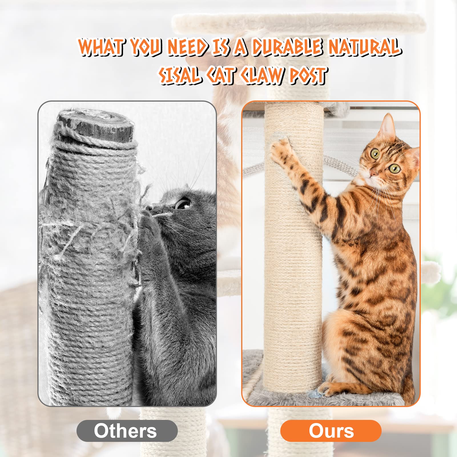 PETUOL easy-assembly design supports quick attachment to cat furniture.