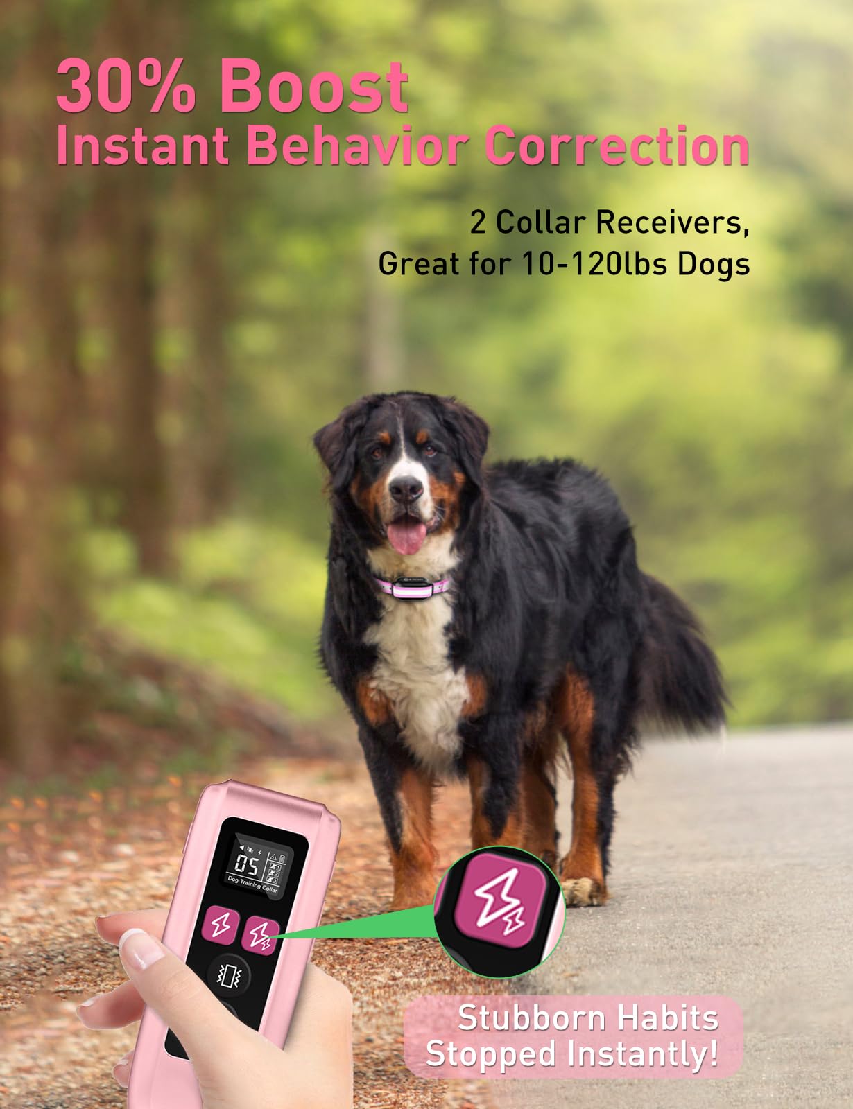 Peture bark collar battery life extended for long outdoor sessions