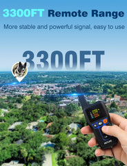 PETURE bark collar remote emitting beep for training cues
