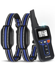 PETURE dog bark collar remote demonstrates backyard training capabilities