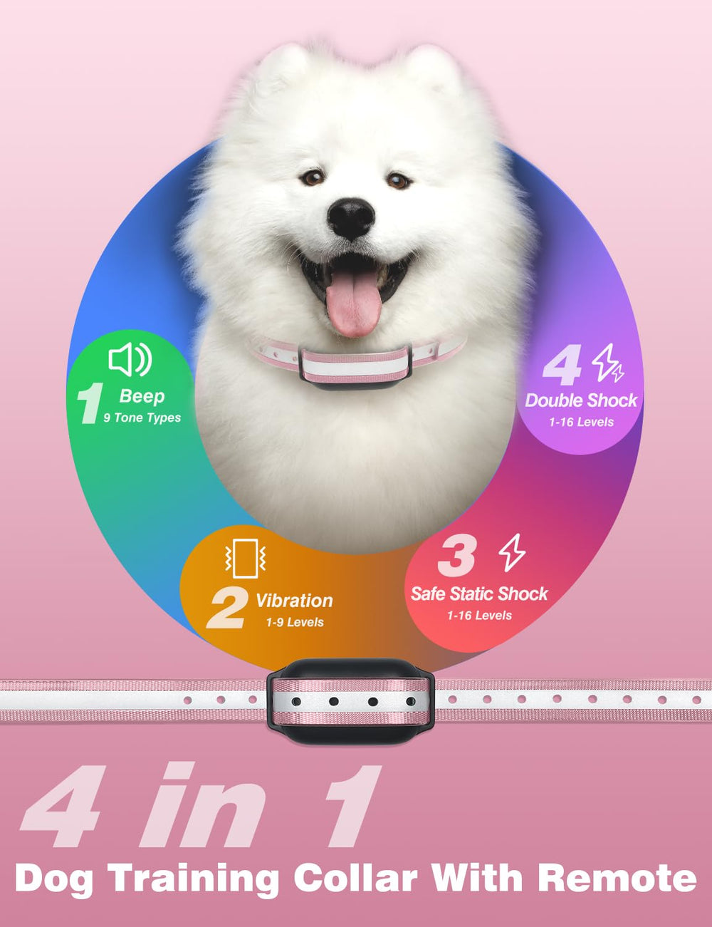 PETURE dog training collar range enabling simultaneous two-dog practice