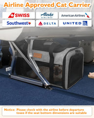 Petux airline-approved travel carrier designed for safe in-cabin journeys