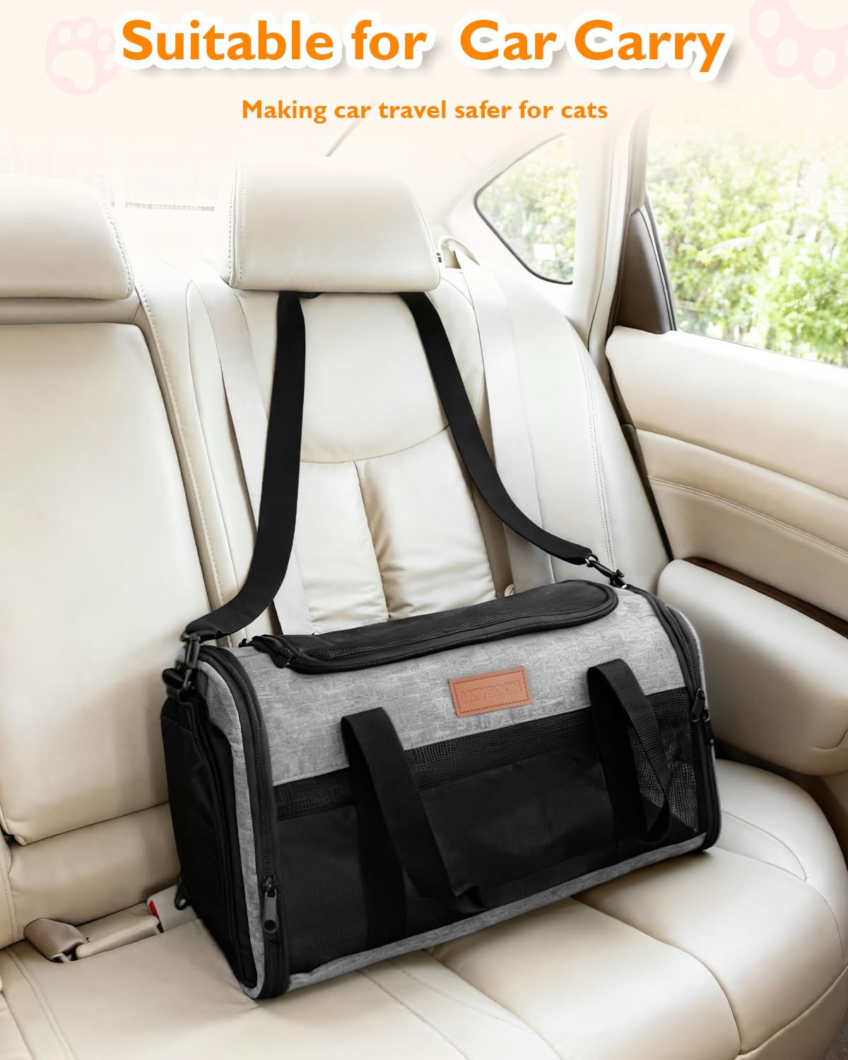 Petux top-opening design offers quick pet access during flights or vet visits