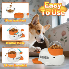 PETVENTURE slow feeder with multiple outlets supports portion control.