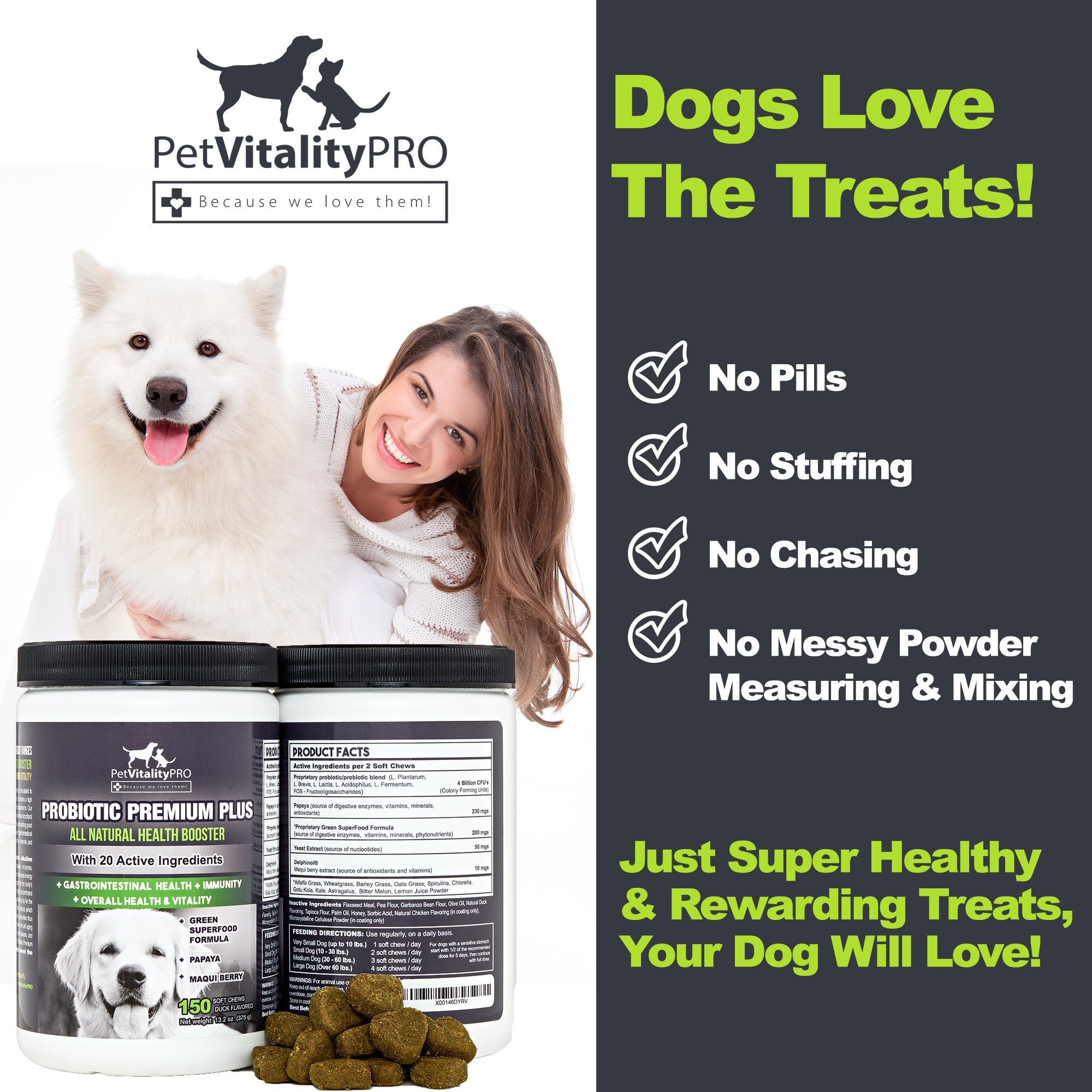 PetVitalityPRO puppy probiotics supporting early gut health and immune development