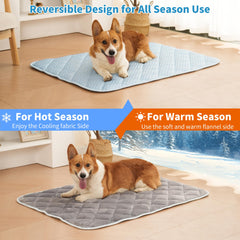 Petvolve dog cooling mat in crate offering secure, comfortable rest.