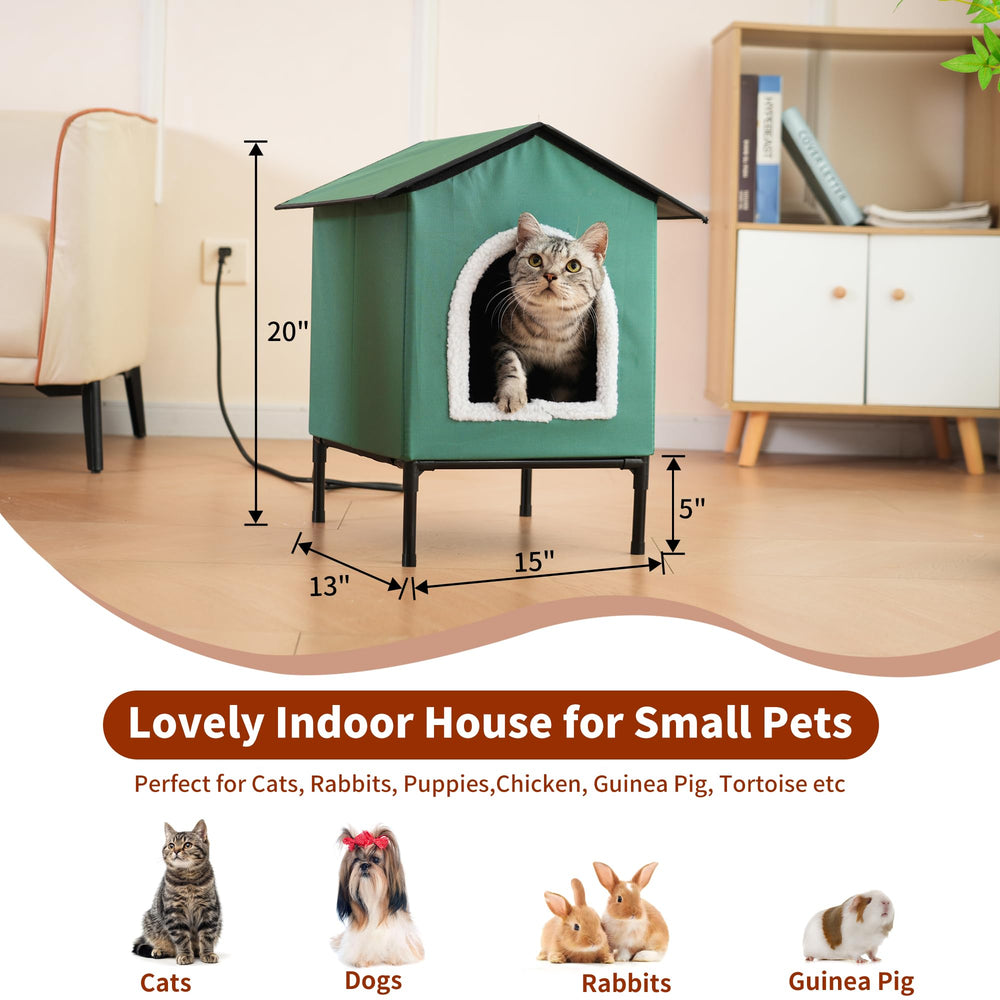 Petvolve removable door and thermostatic pad ensure adjustable warmth.