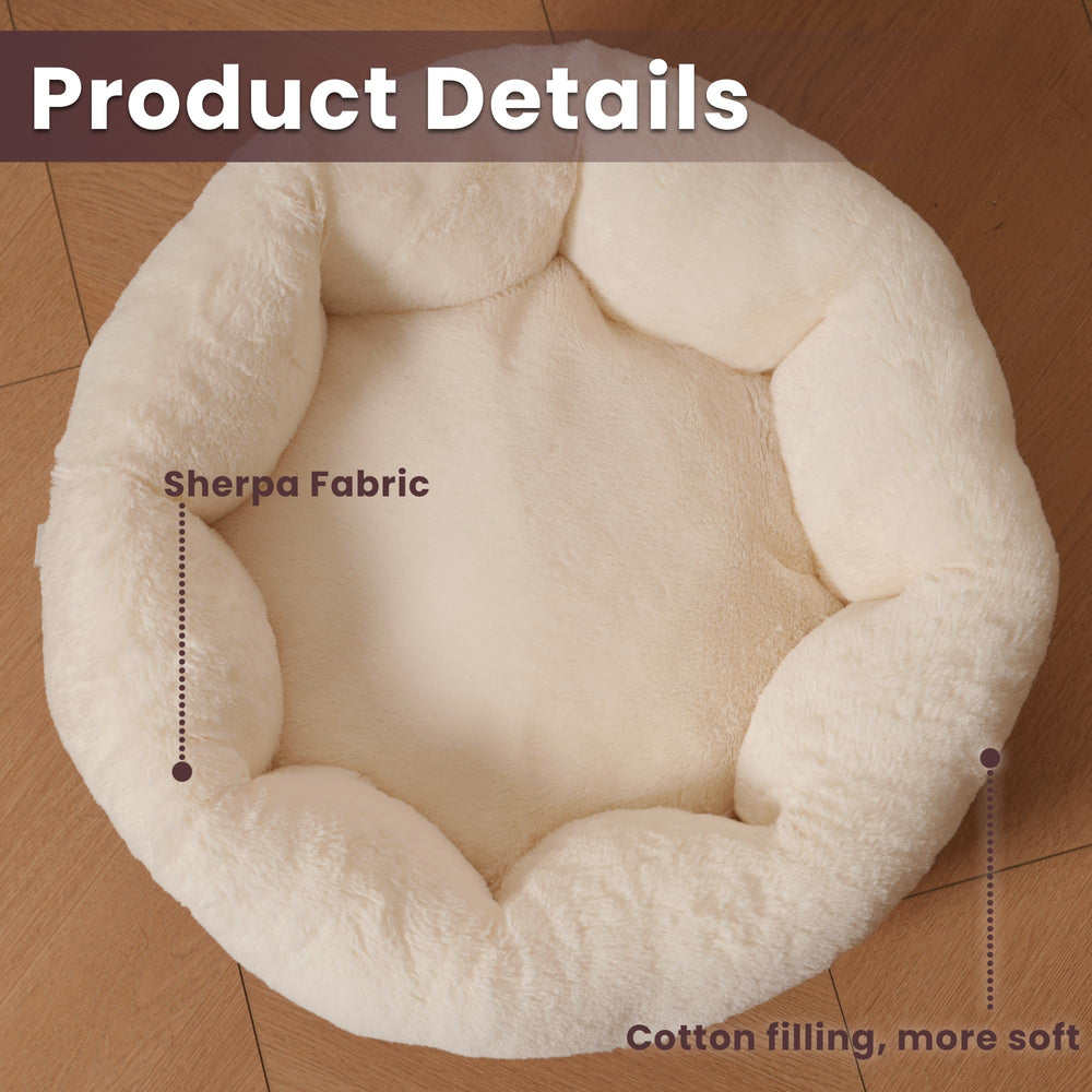 Petvolve round snuggle design creates den-like comfort