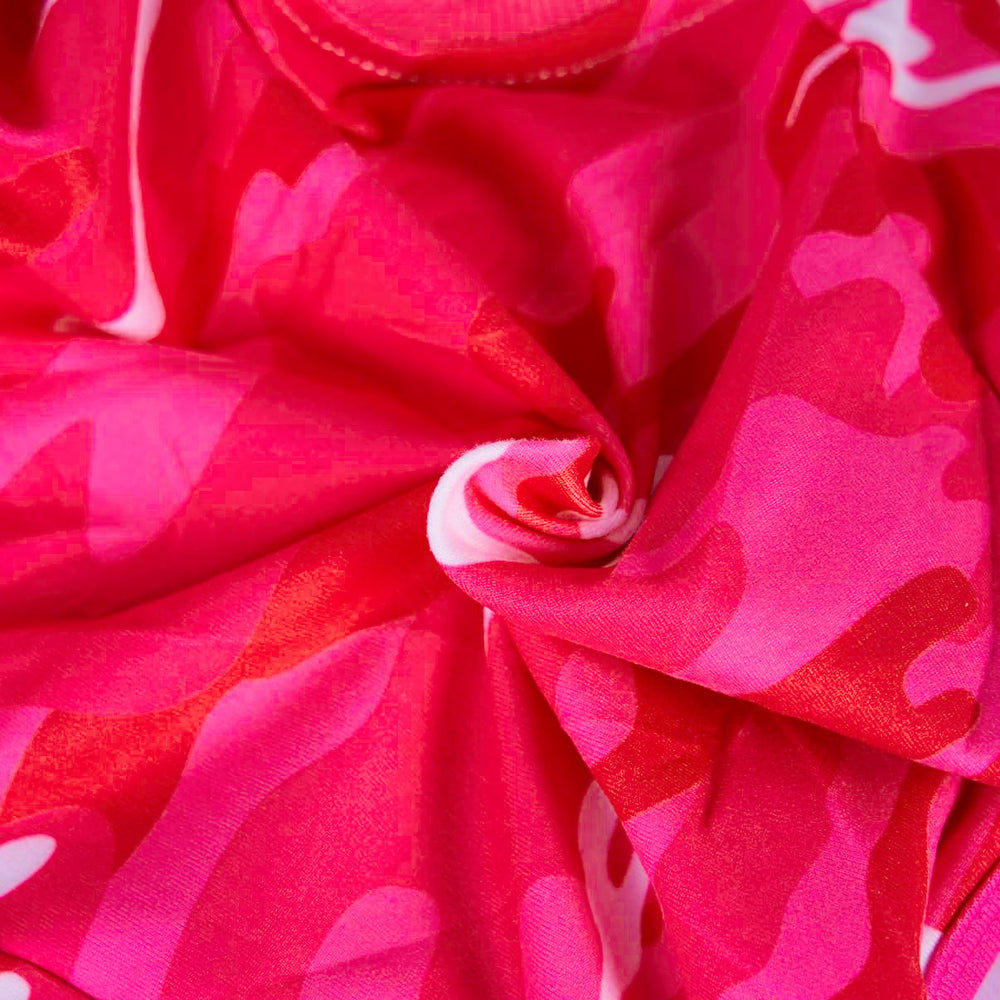 PetWarm camouflage-pink dog recovery outfit suitable for daily wear