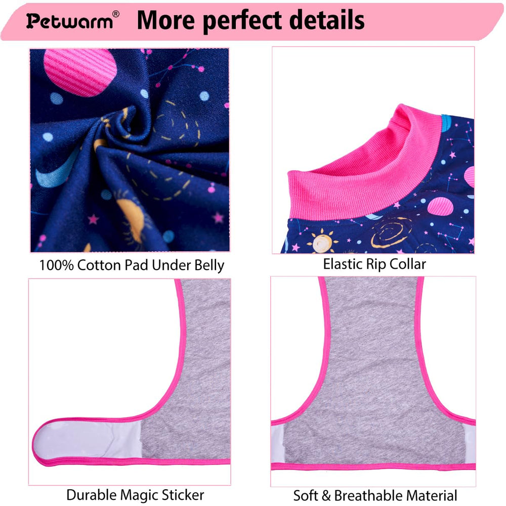 PetWarm dog abdominal protection panel image highlighting gentle coverage