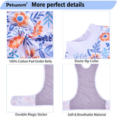 PetWarm dog onesie offers e-collar alternative for comfortable eating and play.