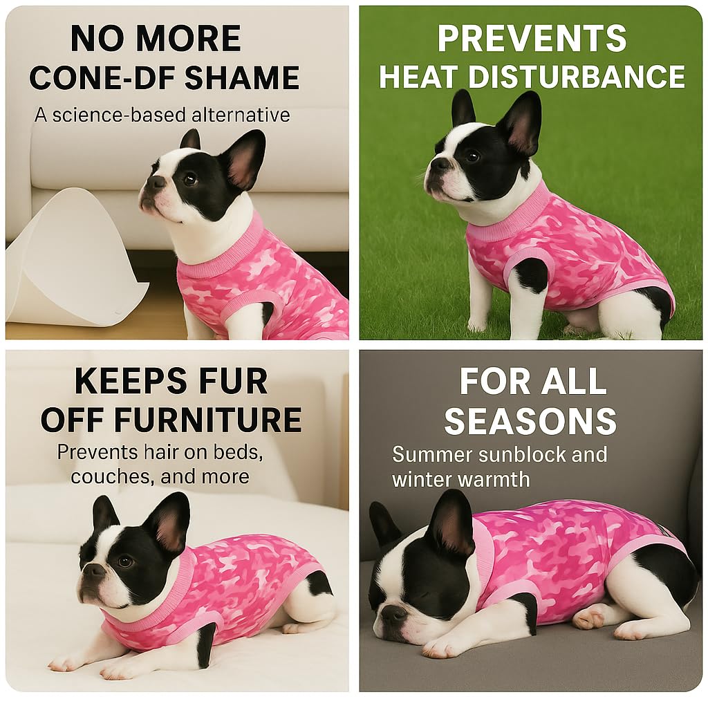 PetWarm dog-onesie multi-use for daily wear and recovery protection.