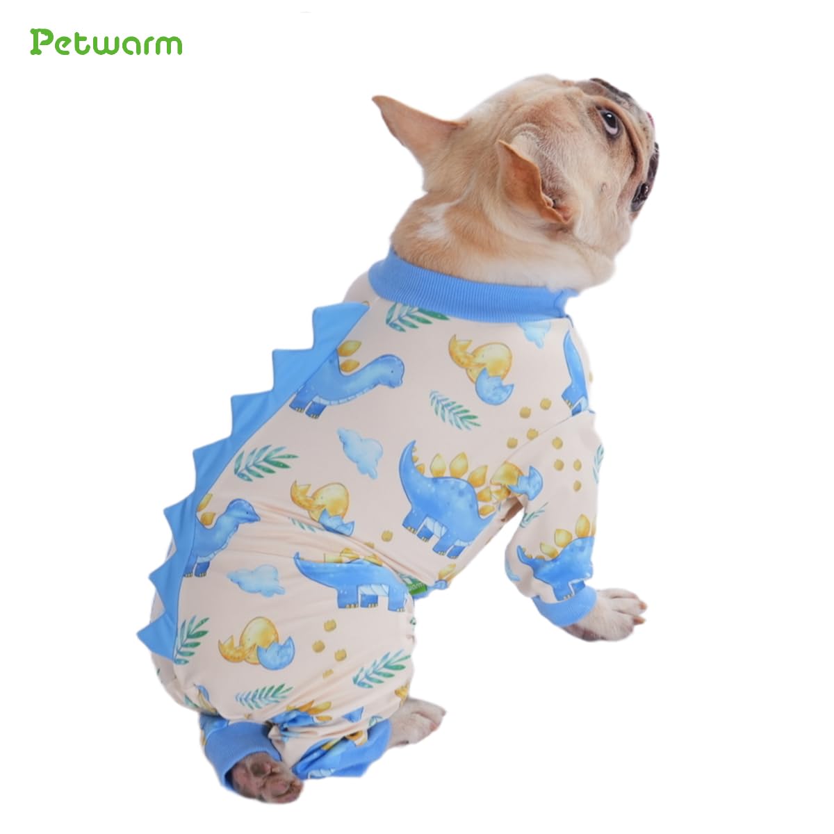 PetWarm shedding-reduction pajamas, light barrier catching loose fur during seasonal changes