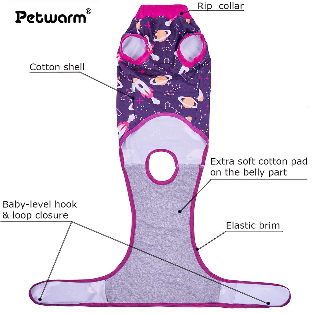 PetWarm recovery suit side profile shows flexible fit for daily wear.