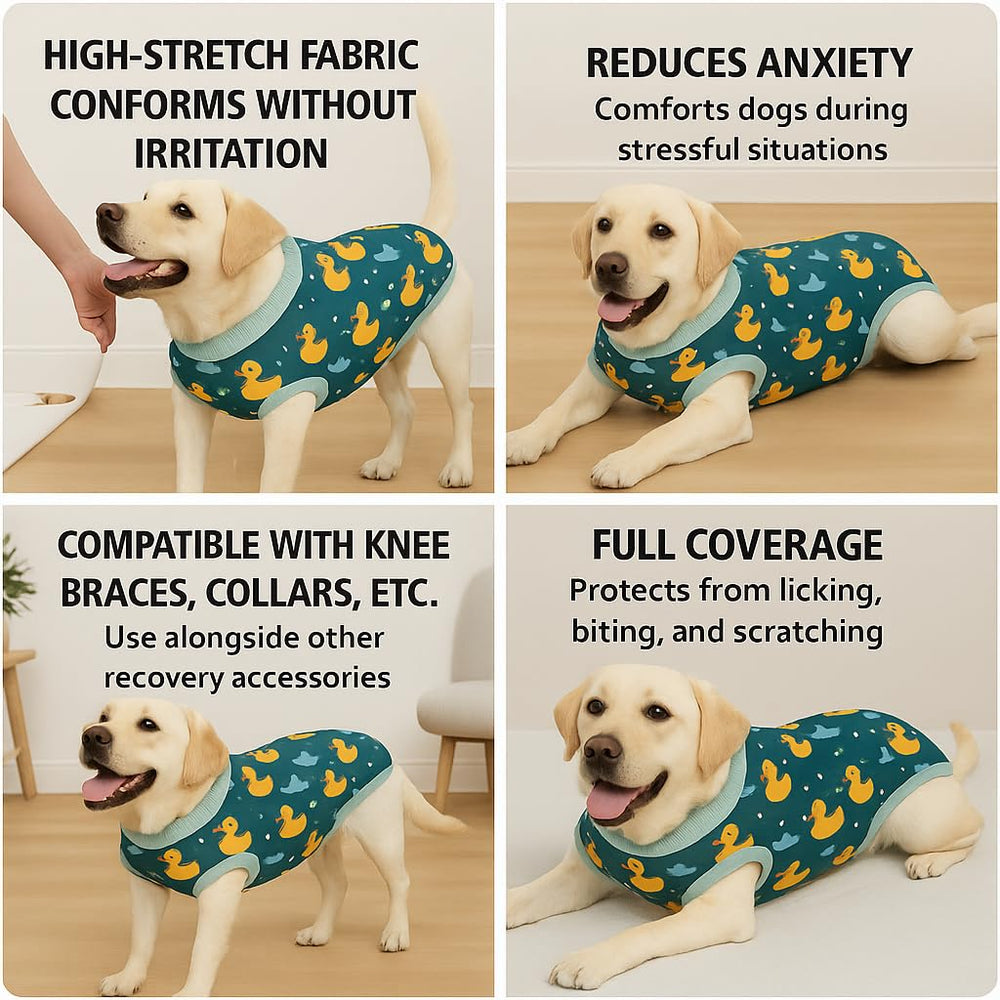 PetWarm Dog Recovery Suit is machine washable for easy hygiene