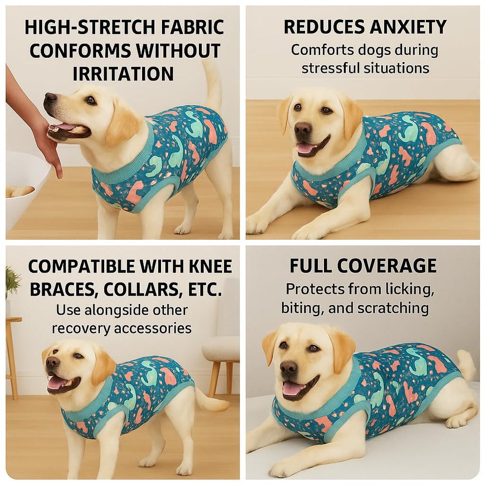 PetWarm dog-recovery-suit-machine-washable simplifies cleaning after use