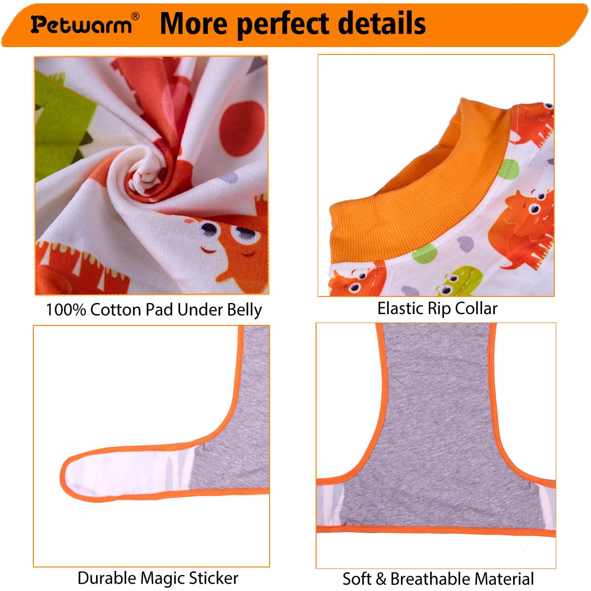 PetWarm dog surgery suit worn during activities shows protection and gentle coverage.