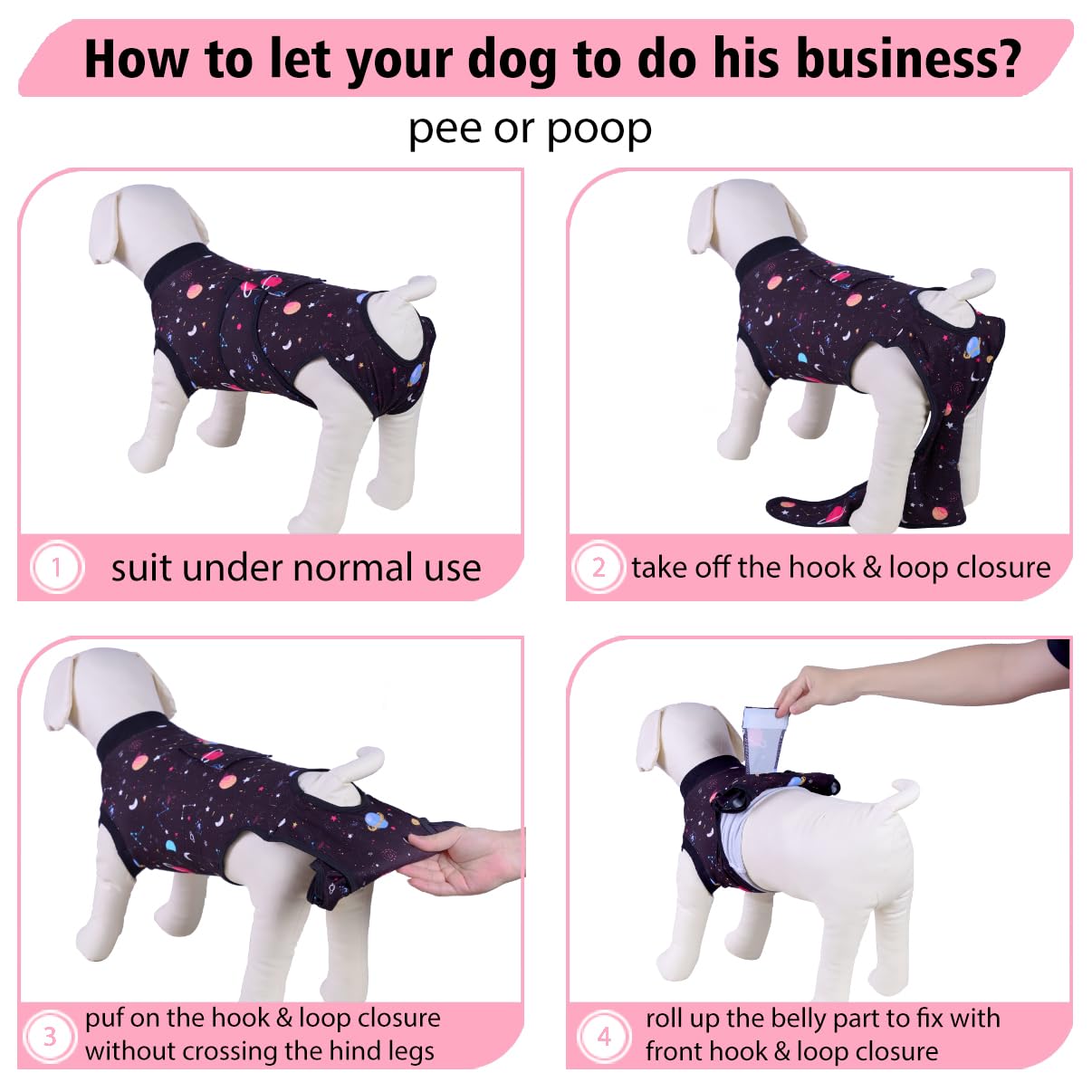 PetWarm easy-on, easy-off onesie for quick dressing.
