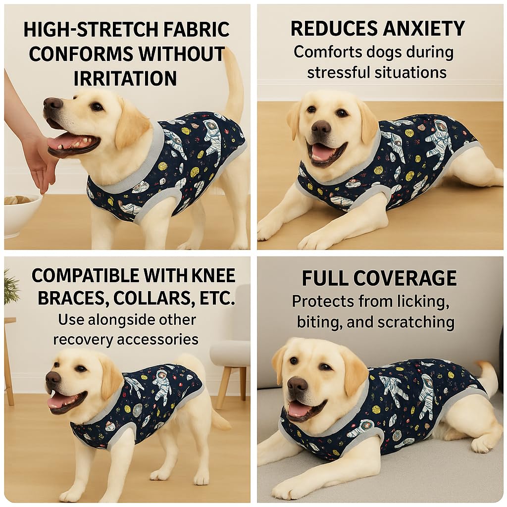 PetWarm multifunctional dog recovery suit doubles as a mother-dog weaning outfit.