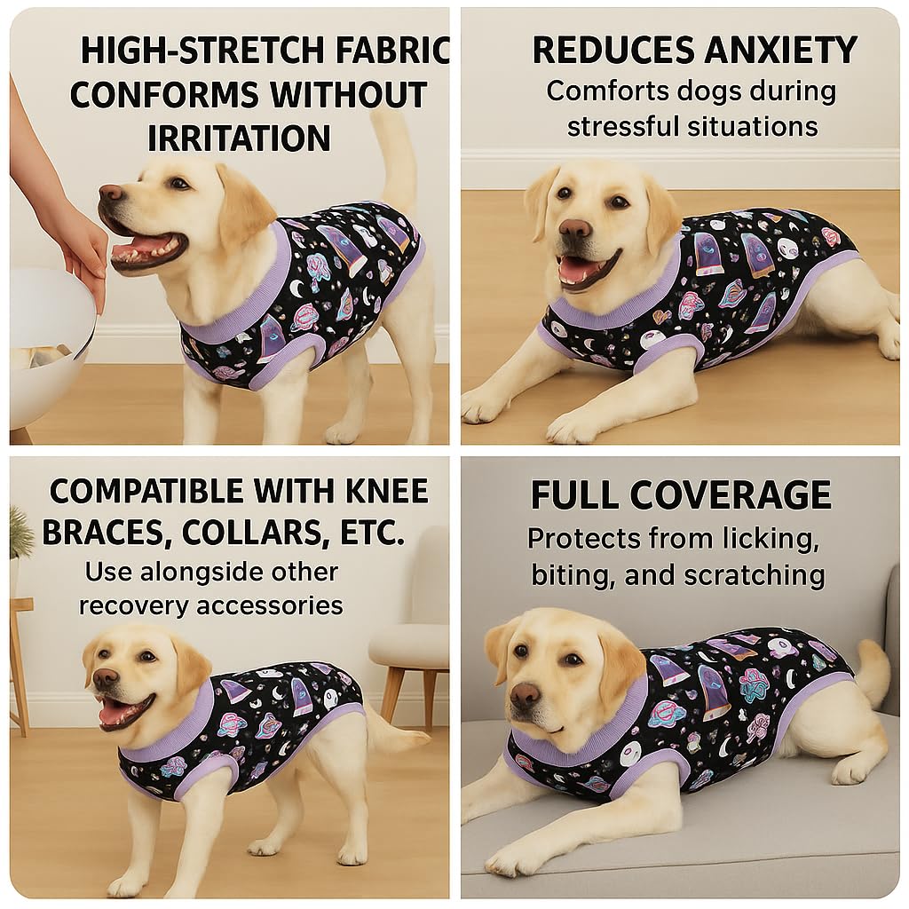 PetWarm Onesie anti-licking design helps protect wounds from licking.