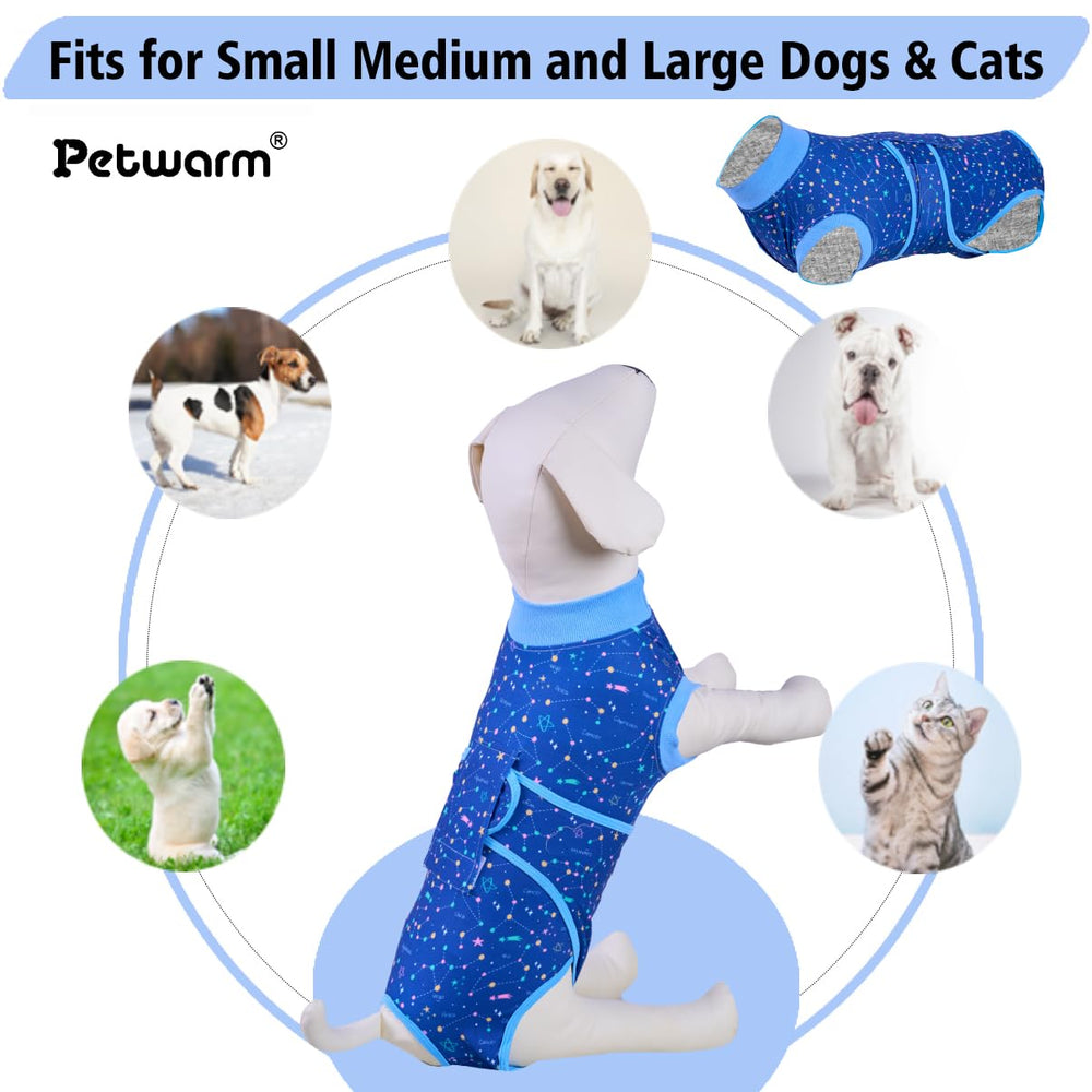 PetWarm prevents licking and scratching feature aids comfort during recovery.
