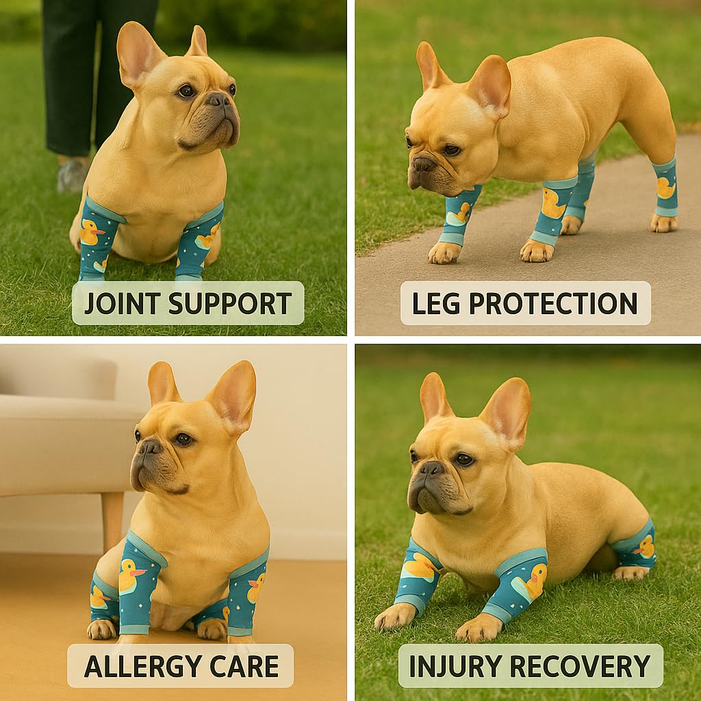PetWarm recovery sleeve set front-view shows pack-ready protection for home use.