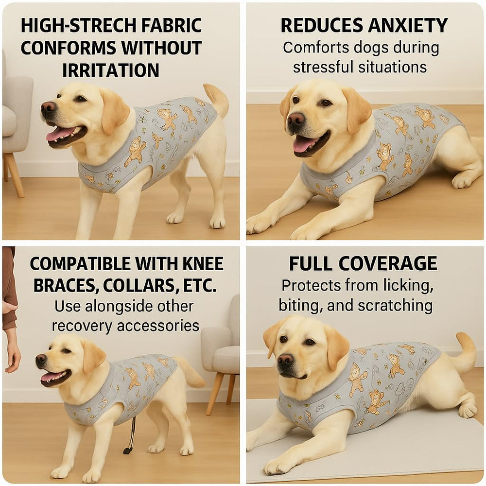 PetWarm Recovery Suit eco-friendly materials simplify care for pets.