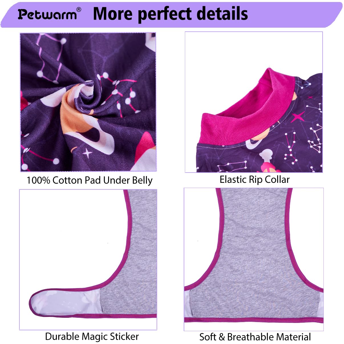 PetWarm Recovery Suit fashion-forward design shown for daily wear