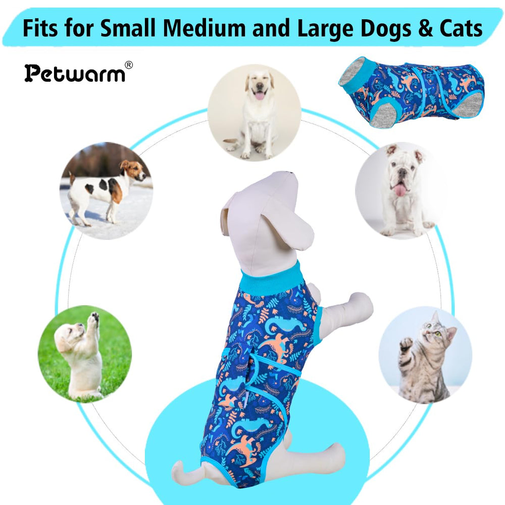 PetWarm recovery suit machine-washable for quick cleanups after surgery and messy days.