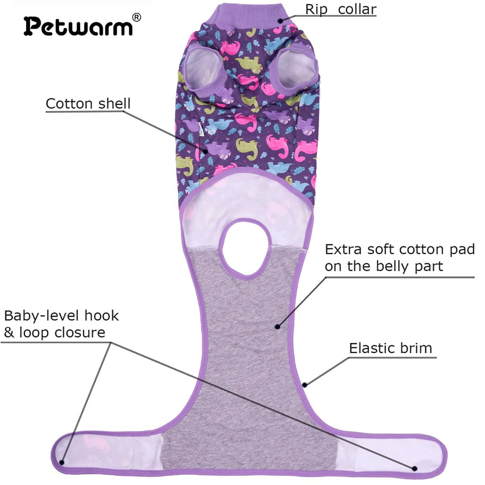 PetWarm Recovery Suit side view emphasizes secure fit and flexibility for daily wear