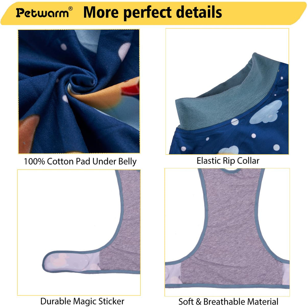 PetWarm Suit prevents licking and scratching to help during wear