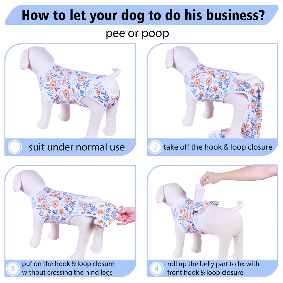 PetWarm washable recovery suit with eco-friendly materials and easy care.